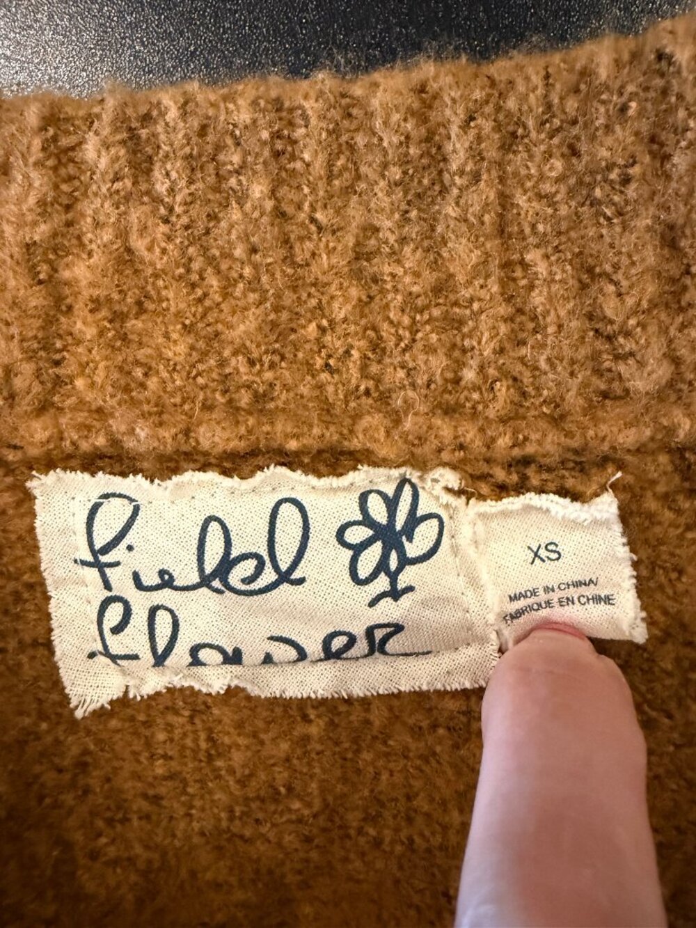 Anthropologie Field Flower Goldengrove Cardigan Sweater - Picture 3 of 4